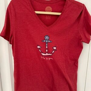 Life is Good Anchor t-shirt